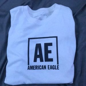 White AmericanEagle ShortSleeve Shirt